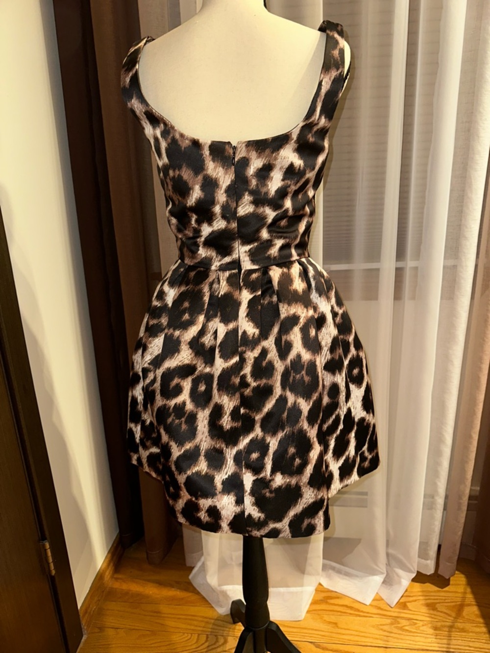 Philipp Plein Leopard Print Fit-and-Flare Mini Dress - size Small (Italy)